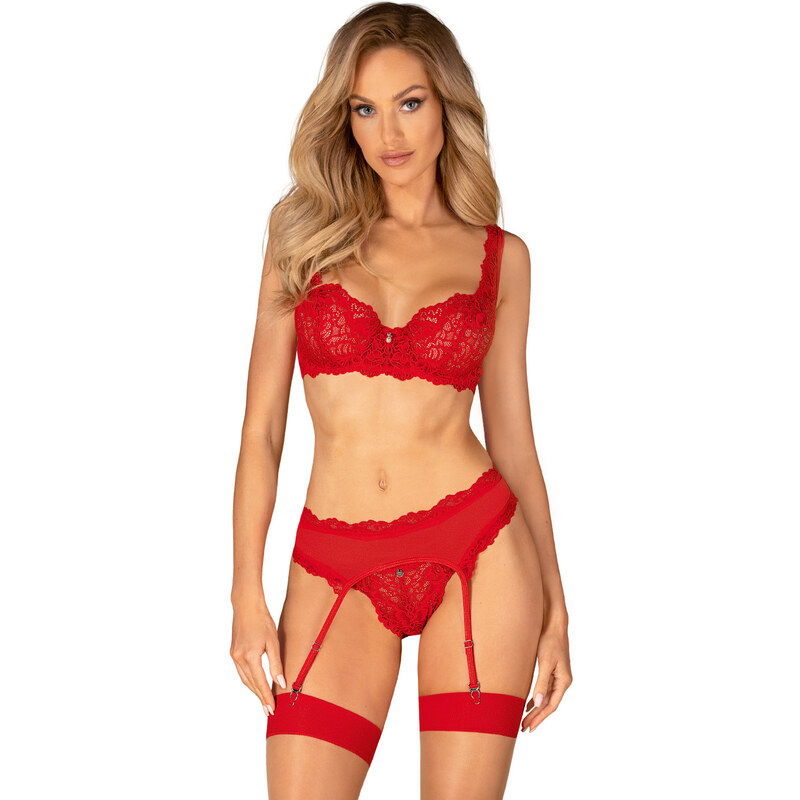 Komplet Obsessive Amor Cherris 3-pcs set