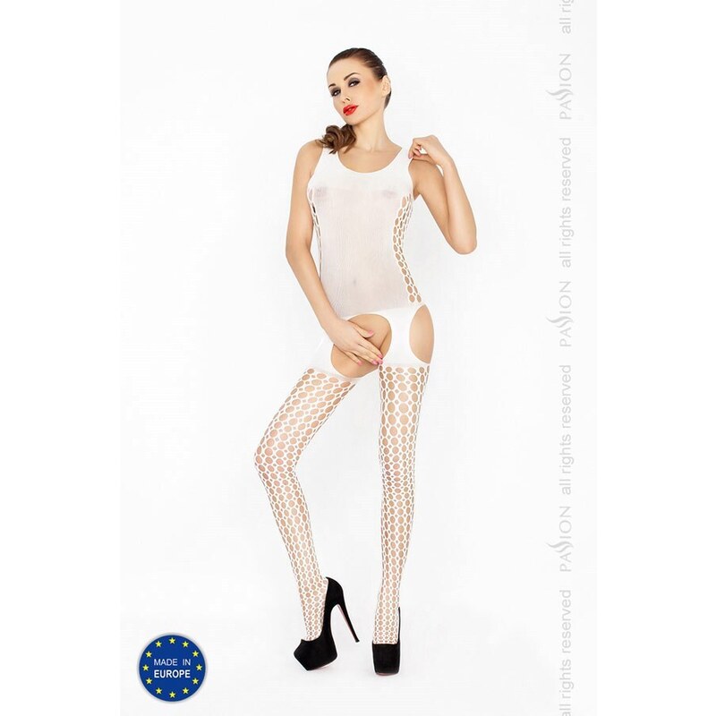 Passion BS029W white - Bodystocking 93421617