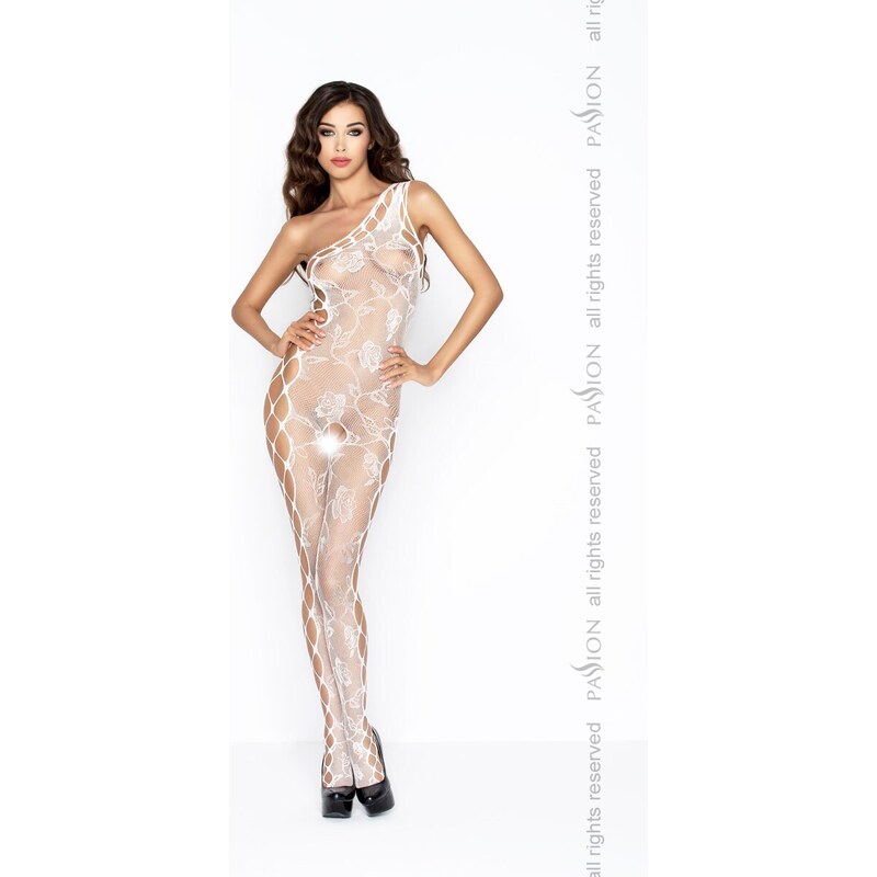 Passion BS036 white - Bodystocking 93421689