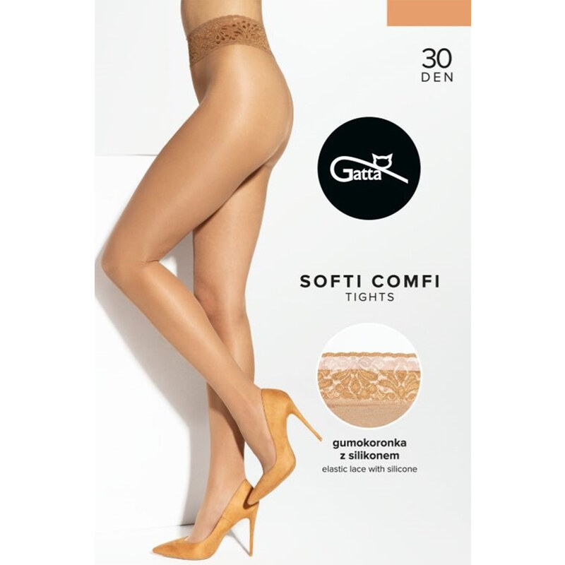 Silonkové punčocháče Gatta Softi-Comfi 30 DEN