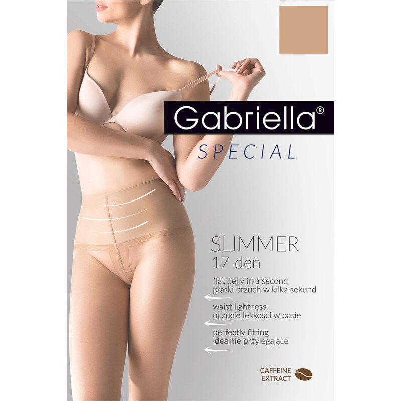 Silonkové punčocháče Gabriella Slimmer 17 DEN code 716