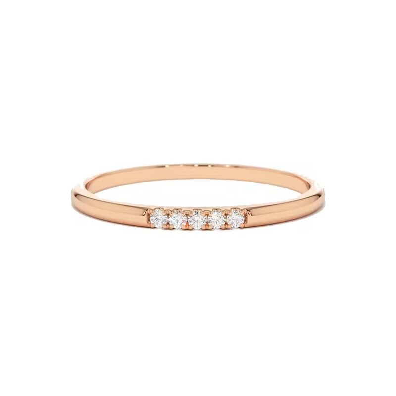 Olivie Stříbrný prsten ŠTĚSTÍ ROSE 8853