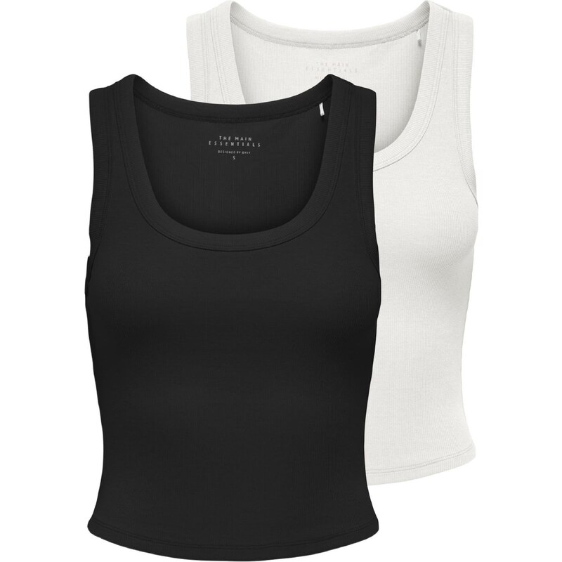 ONLY Top ONLEasy černá / bílá 93434505