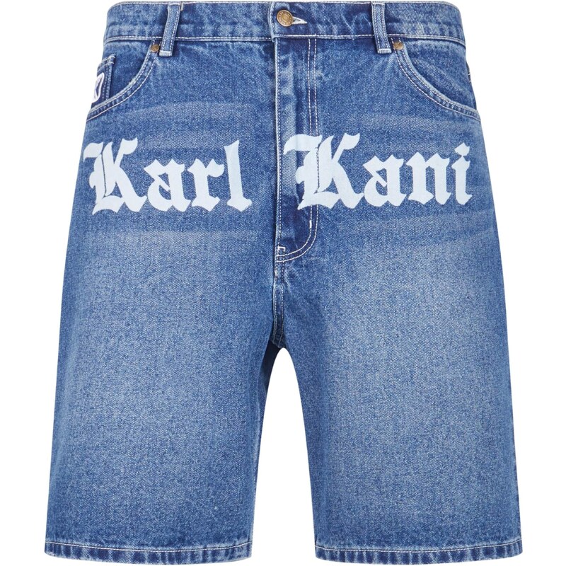 Karl Kani Džíny modrá / bílá