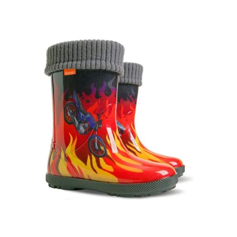 Dětské zateplené holínky Demar Hawai Lux Exclusive 0448 ED
