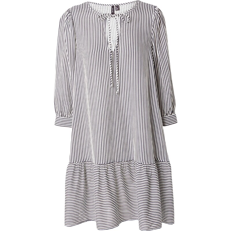 VERO MODA Šaty VMBumpy černá / bílá