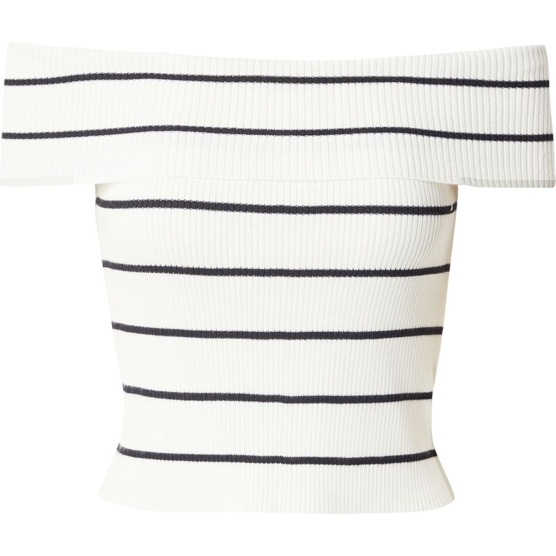 VERO MODA Svetr WILLOW béžová / černá