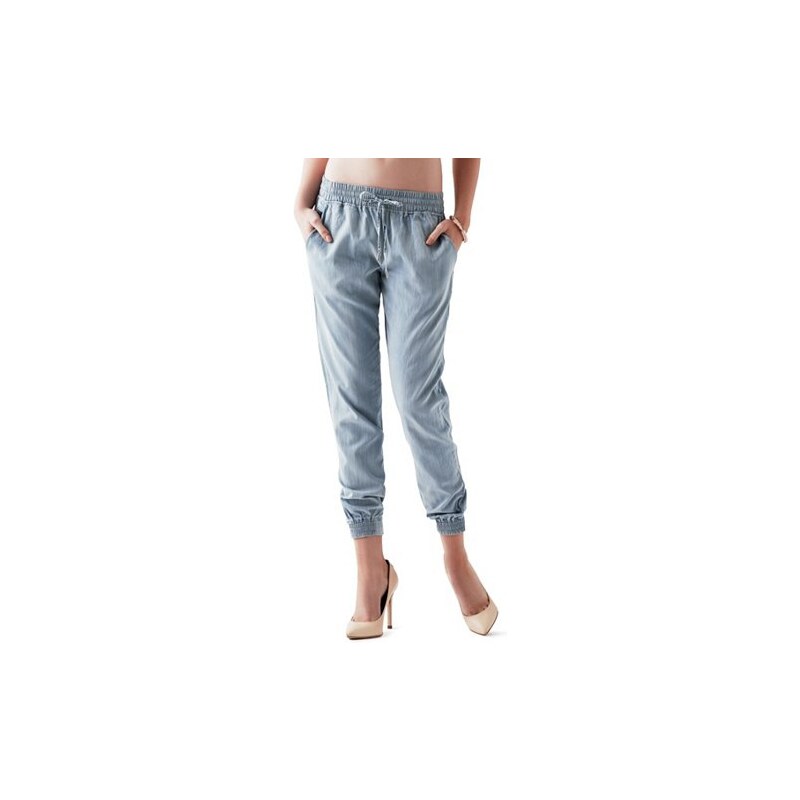 Kalhoty Guess Chambray Jogger Pants