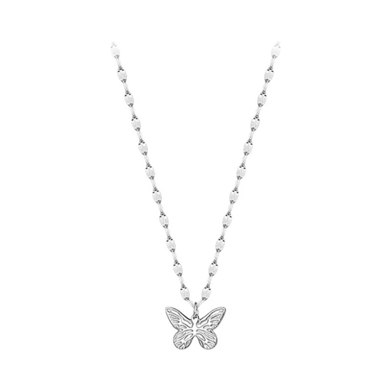 JAY Ocelový náhrdelník s motýlem - chirurgická ocel 93454100
