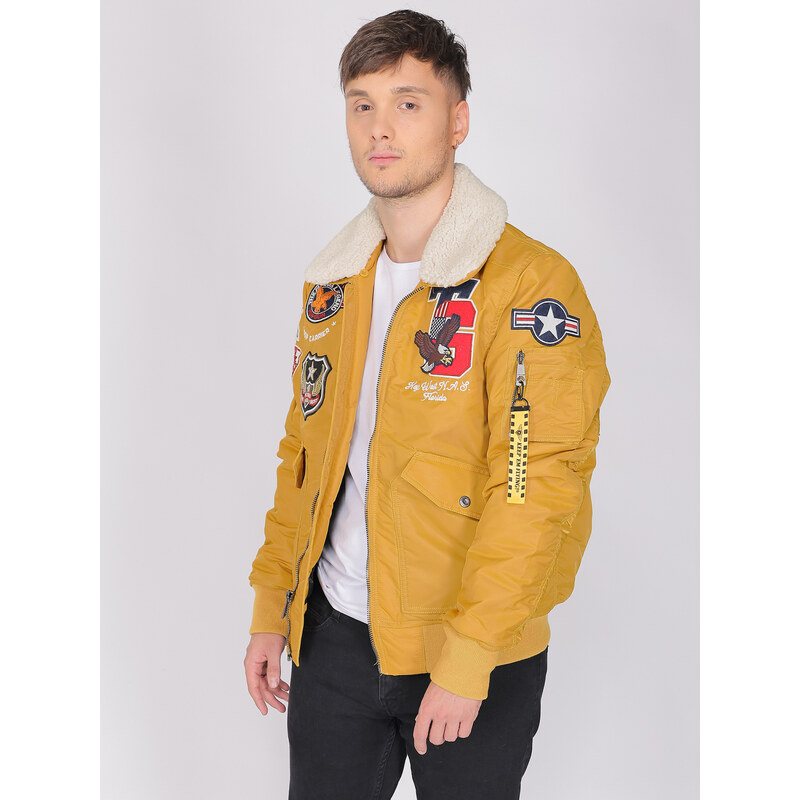 Bunda Top Gun Bomber Jacket We Fly As One žlutá