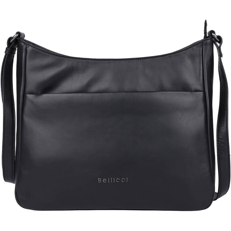 Dámská kožená crossbody kabelka Bellicci Sydney - černá