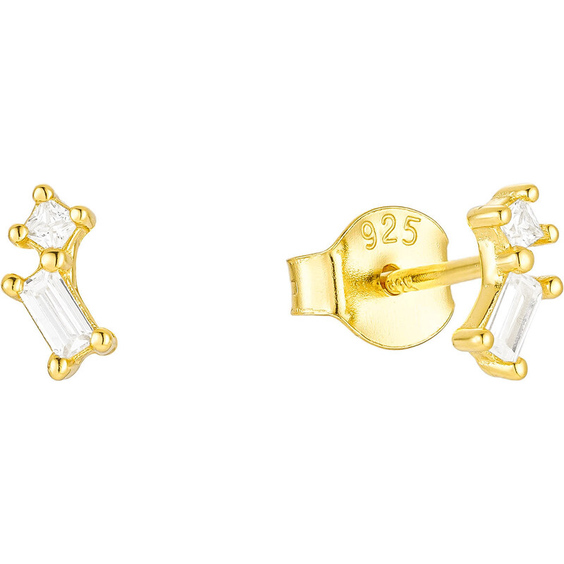 Olivie Stříbrné náušnice PATRICIE GOLD 8827