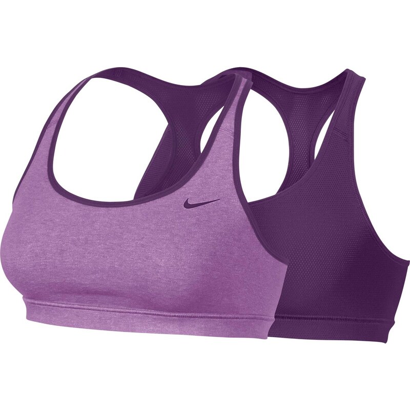 Nike REVERSIBLE BRA fialová XL