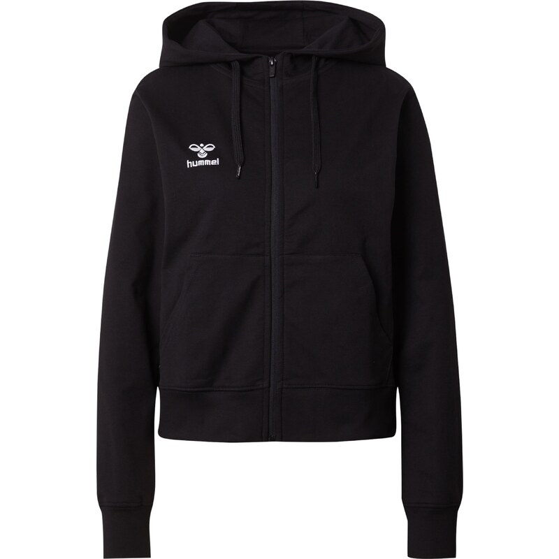 Hummel Sportovní mikina GO 2.0 černá / bílá