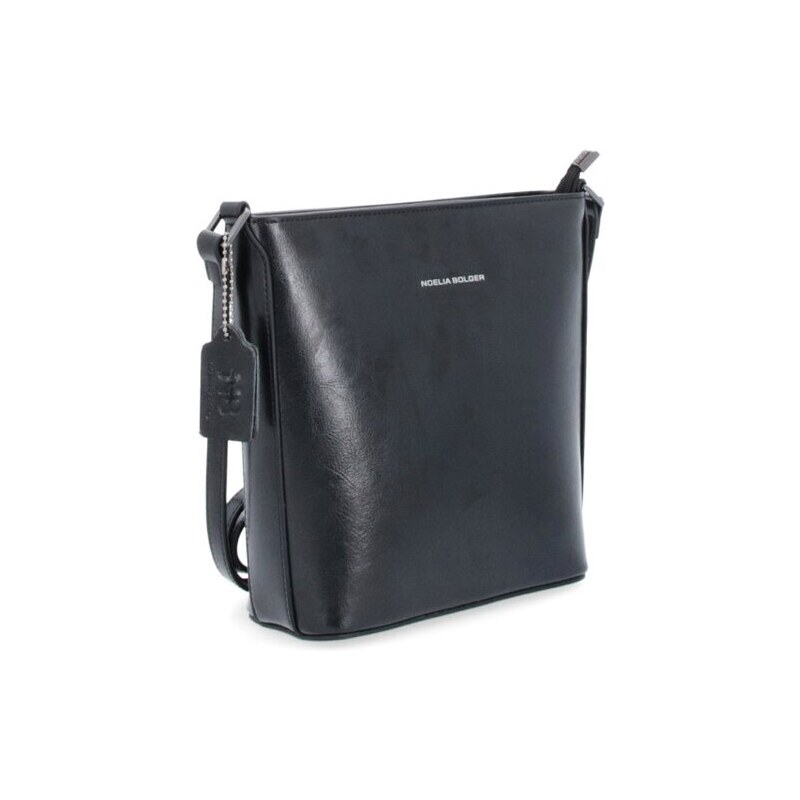 Elegantní kožená crossbody kabelka Famito NB 0065 C černá 93580734