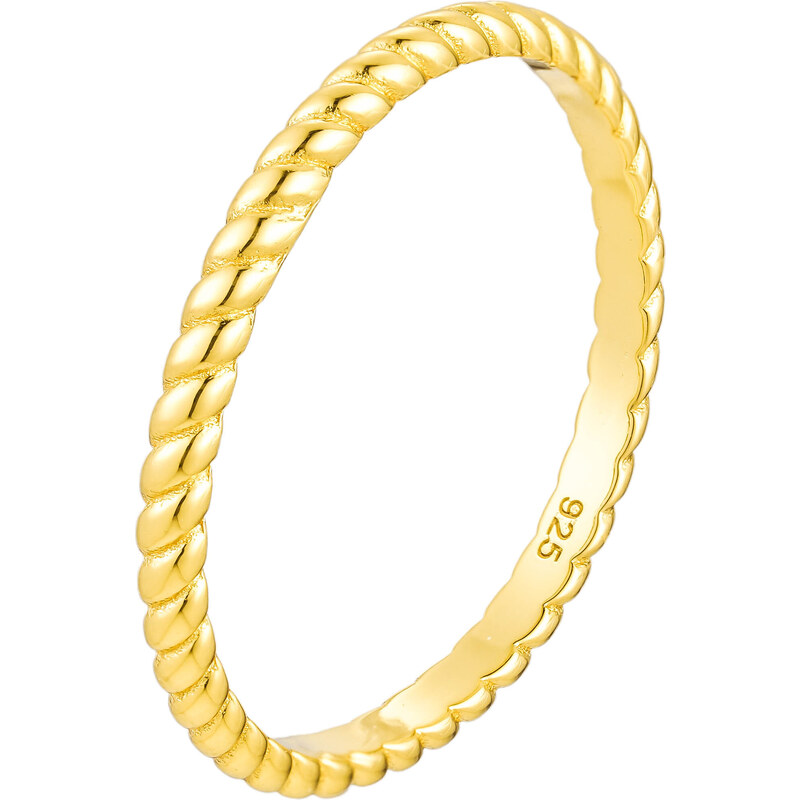 Olivie Stříbrný prsten CROISSANT GOLD 8797