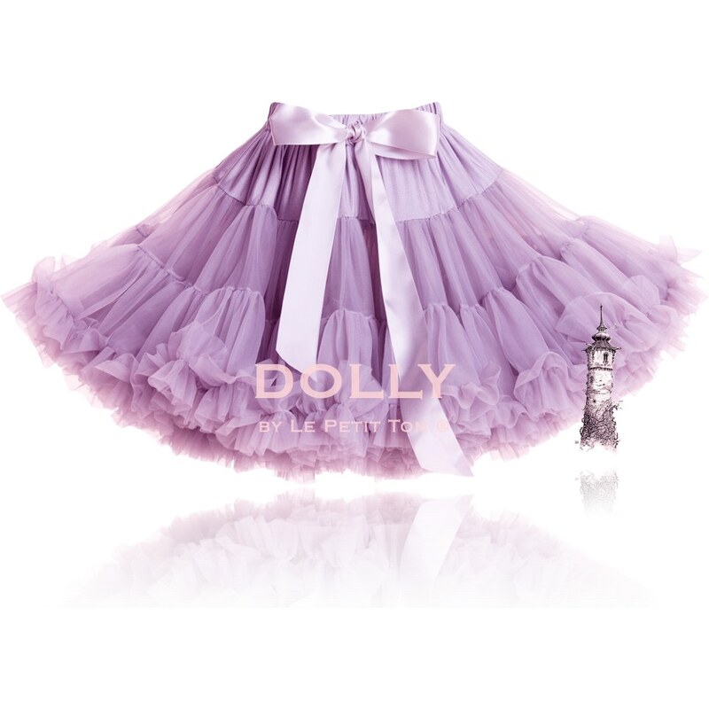 LE PETIT TOM Dolly sukně Zlatovláska levandulová Velikost: LARGE(velikost 34-38 - délka sukně 38cm)