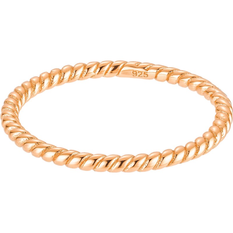 Olivie Stříbrný zatočený prsten ROSE 8841