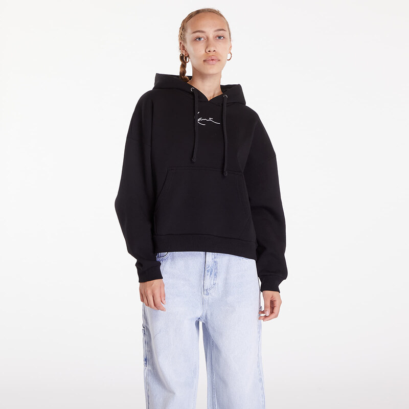Mikina Karl Kani Small Signature Essential Os Hoodie Black L