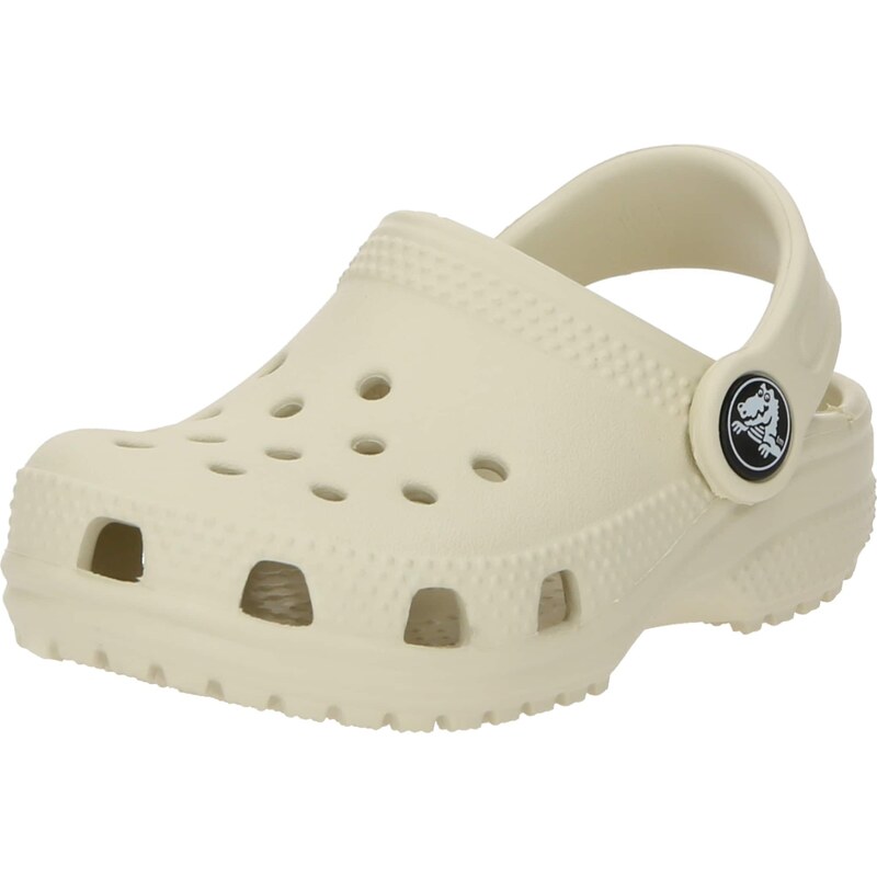 Crocs Otevřená obuv Classic starobéžová / světle šedá / černá