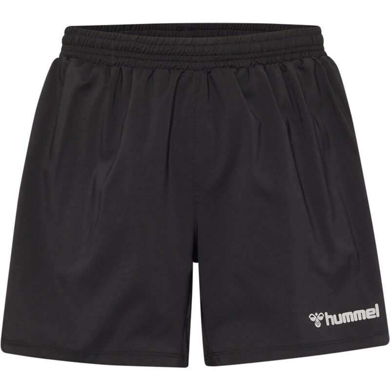 Hummel Sportovní kalhoty černá / bílá