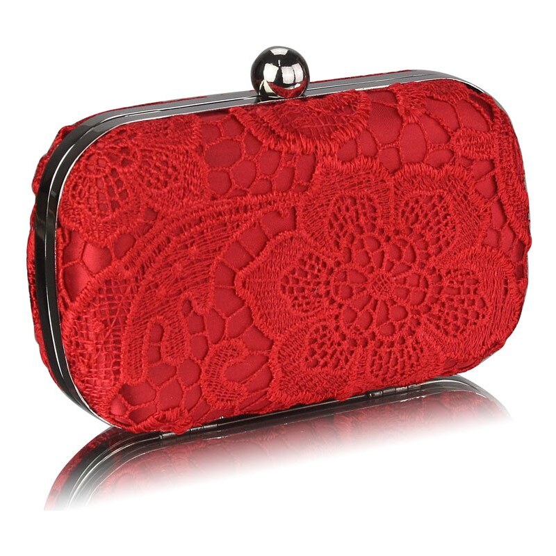 LS Fashion společenská kabelka LS0110 červená