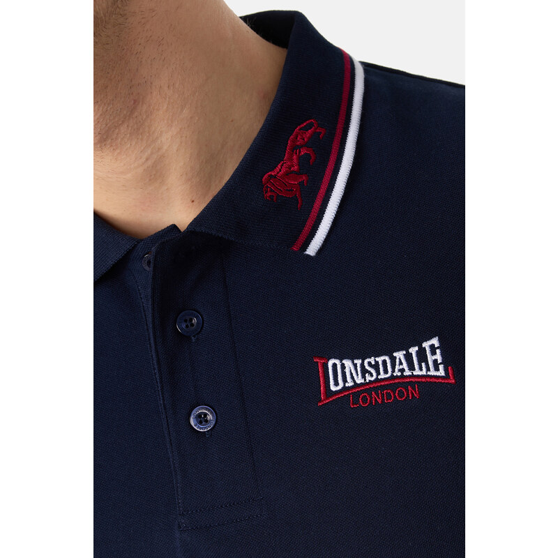 Pánské tričko s límcem Lonsdale Slim Fit