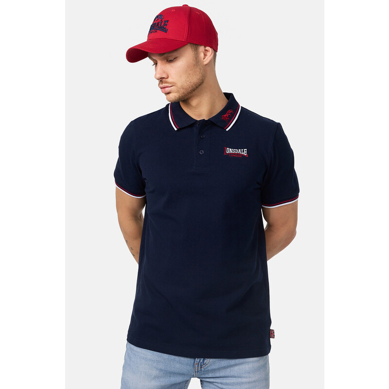 Pánské tričko s límcem Lonsdale Slim Fit