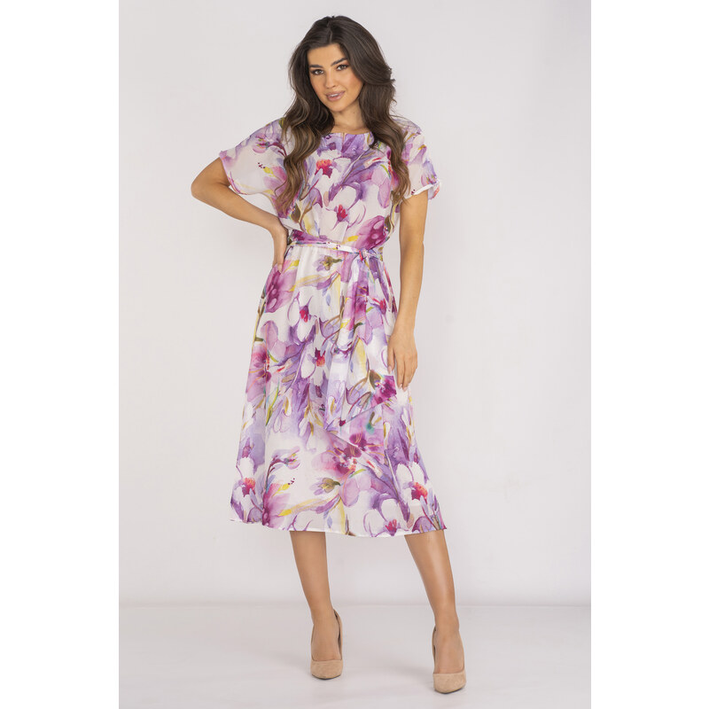 Awama Womans Dress A510 Violet