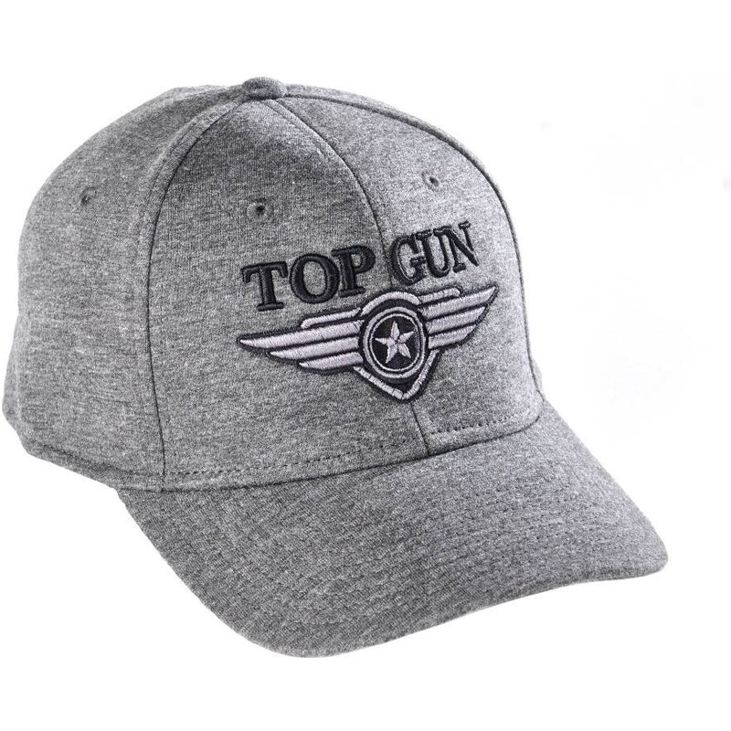 Kšiltovka Snapback Top Gun Sun Cap melange černá