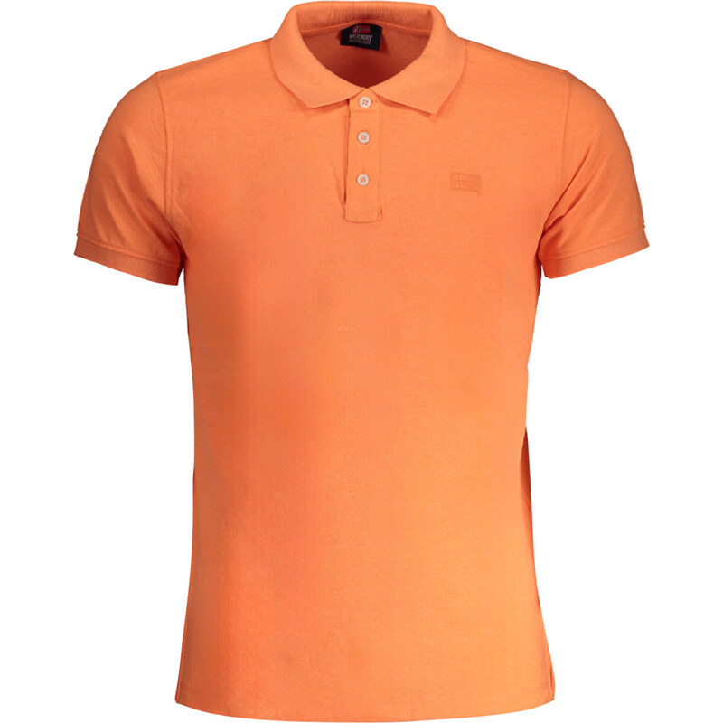 NORWAY 1963 Pánské oranžové polo triko
