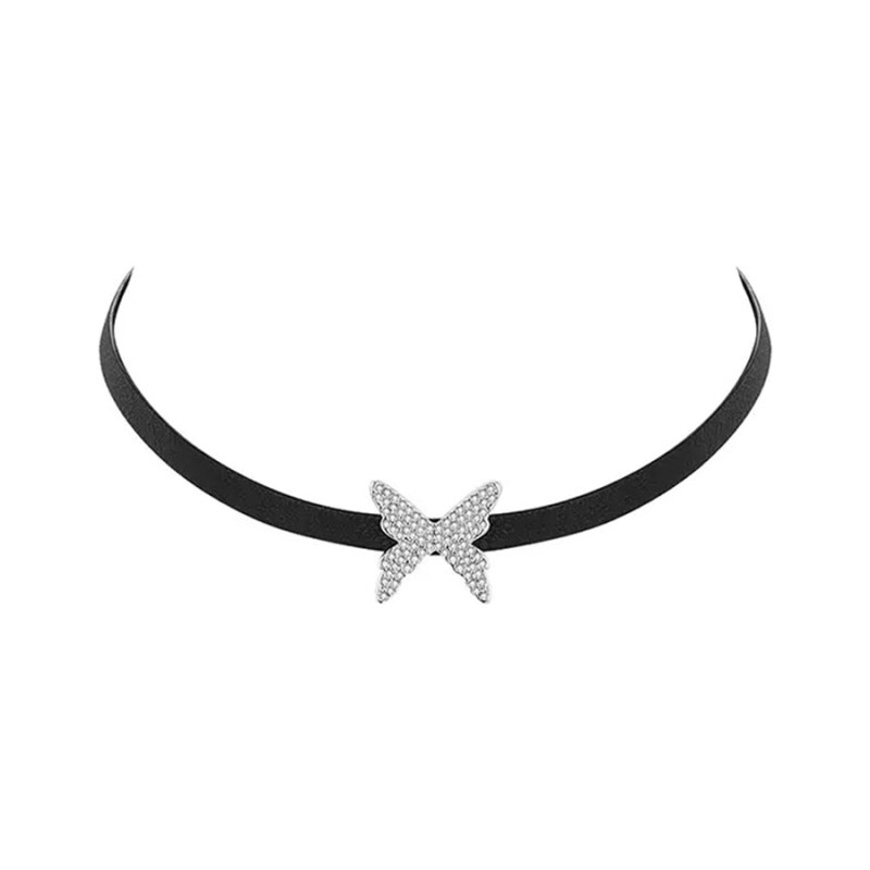 JAY Choker náhrdelník Ynka - motýl, zirkon 93649205