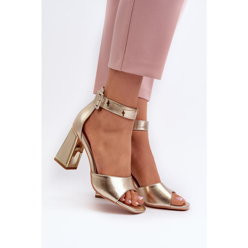 Sandály na podpatku model 197090 Step in style 107649778