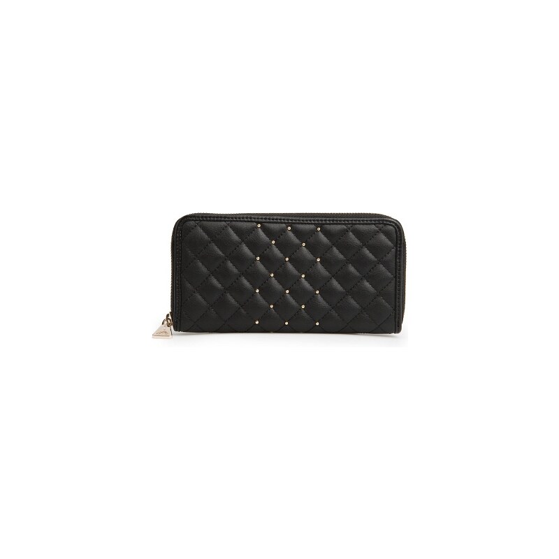 Mango Studded quilted wallet