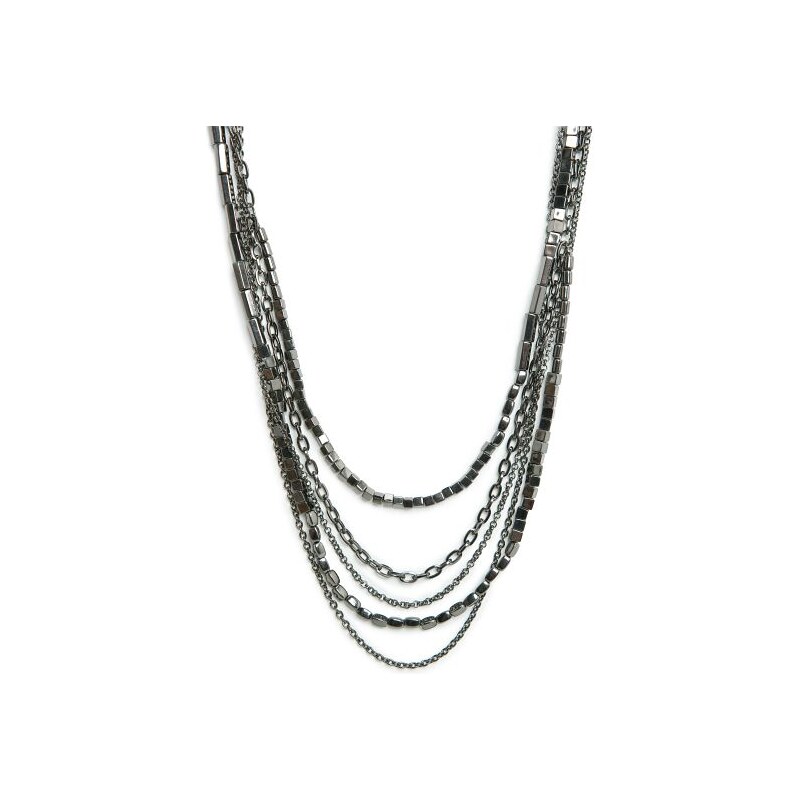 Mango Beaded metal necklace