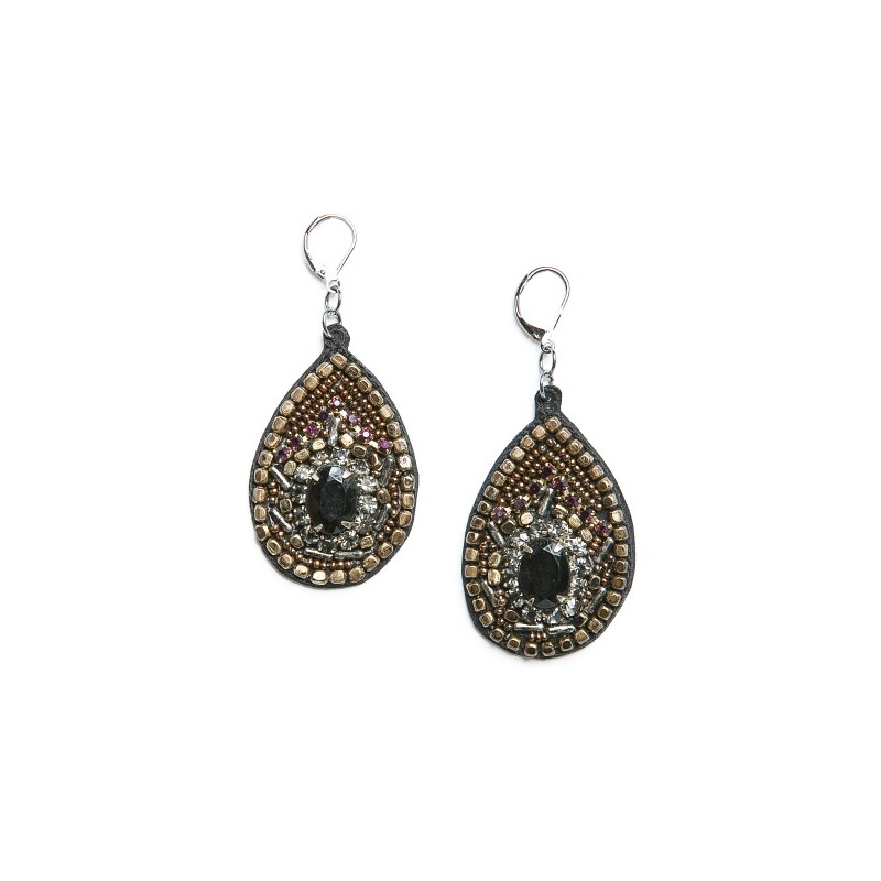 Mango Beads velvet earrings