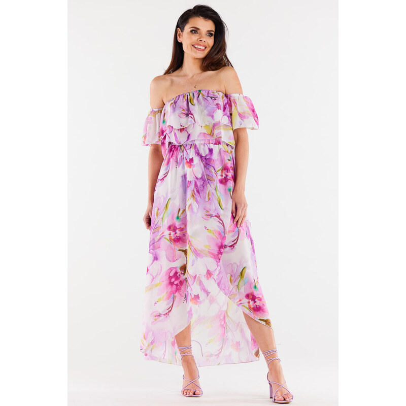Awama Womans Skirt A512 Violet