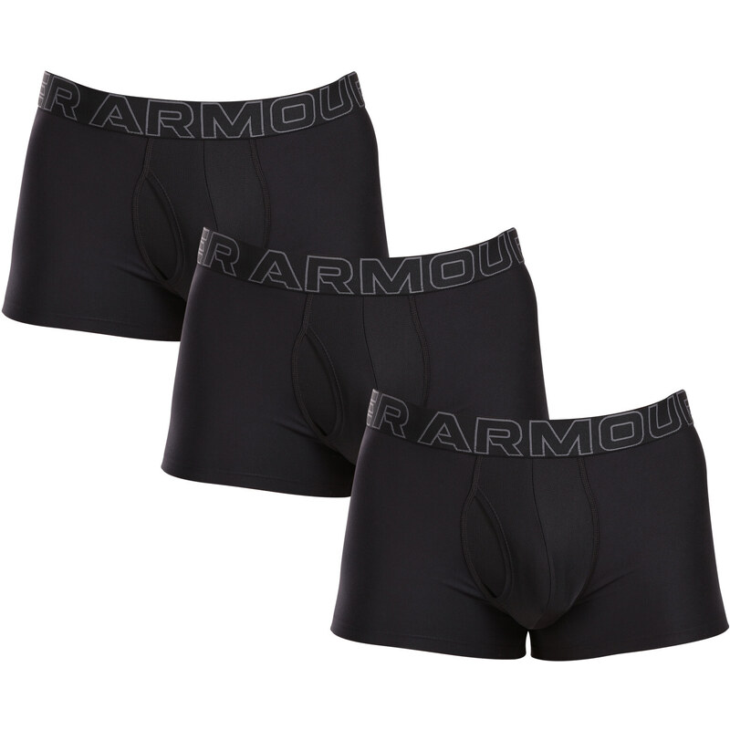 3PACK pánské boxerky Under Armour černé (1383882 001)