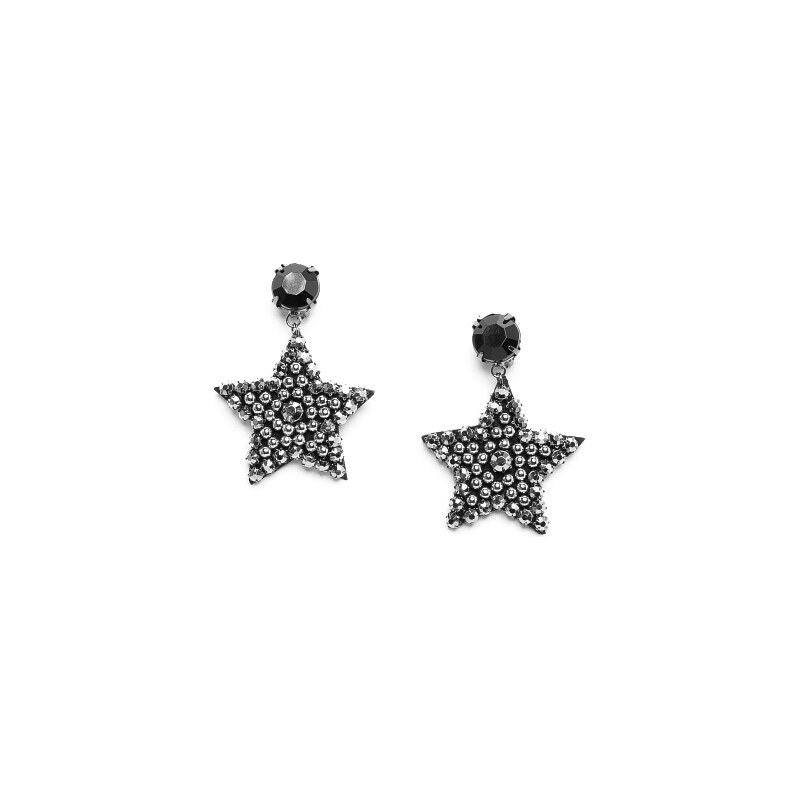 Mango Star strass earrings