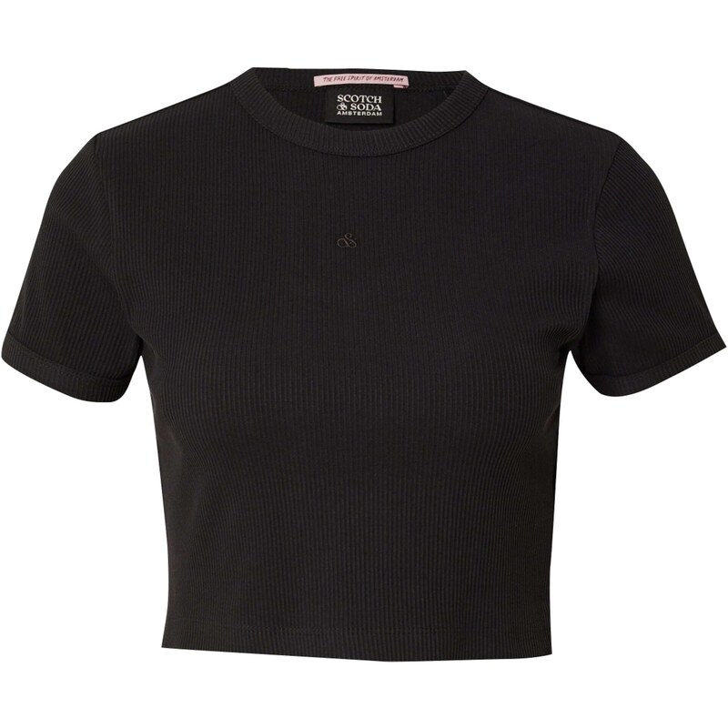 SCOTCH & SODA Tričko černá