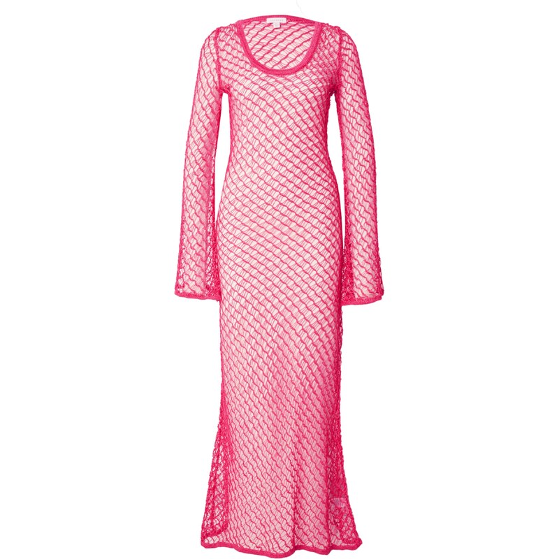 TOPSHOP Úpletové šaty pink