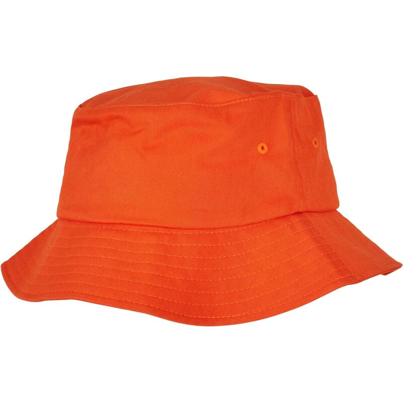 Klobouk Flexfit Cotton Twill Bucket oranžový