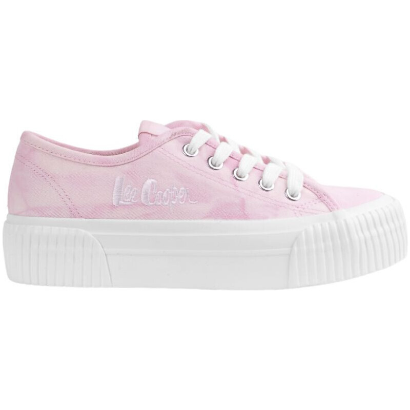 Dámské boty W LCW-23-31-1781LA Světle růžová s bílou - Lee Cooper 93764400