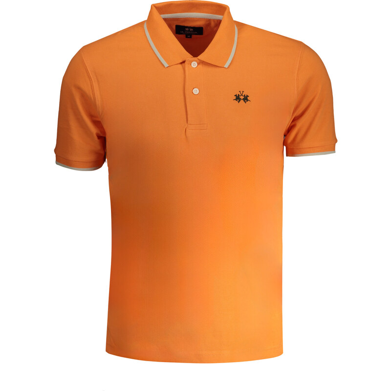 Oranžové pánské polo triko LA MARTINA