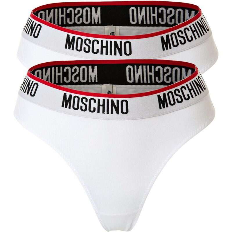 MOSCHINO Kalhotky krvavě červená / černá / bílá