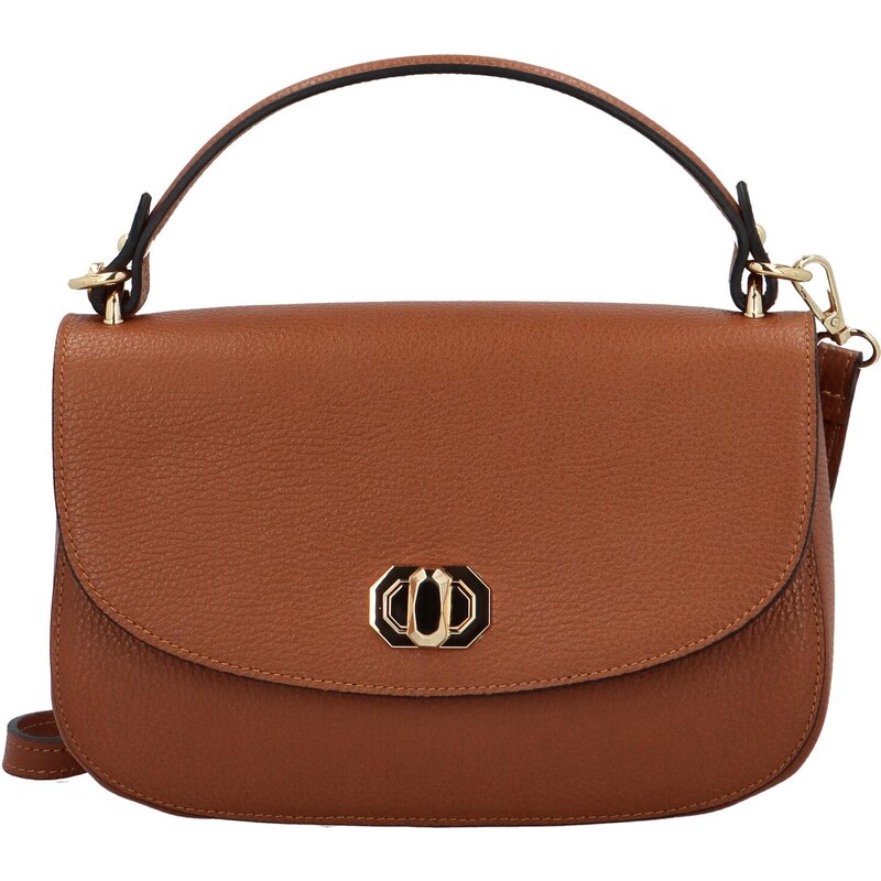 Delami Vera Pelle Elegantní dámská kožená crossbody kabelka