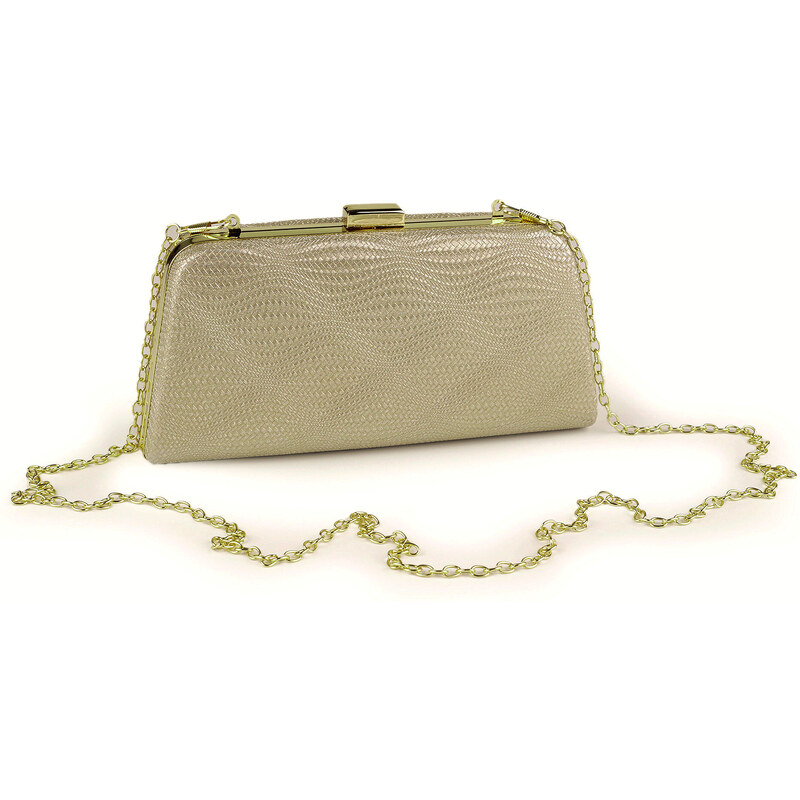 Stoklasa Dámská světle zlatá kabelka psaníčko 870792 light gold 93799334