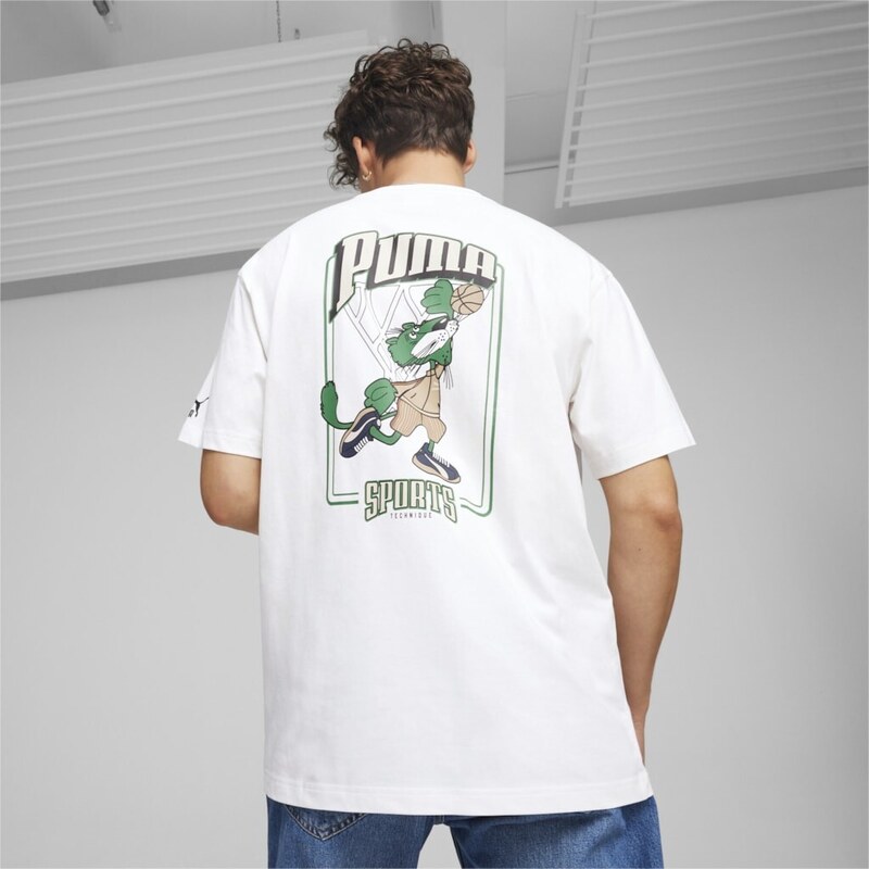 PUMA TEAM FOR THE FANBASE Graphic Tee WHITE