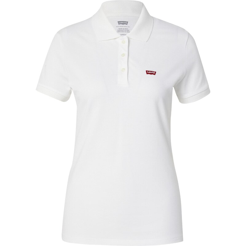 LEVIS  Tričko Slim Polo Shirt červená / bílá
