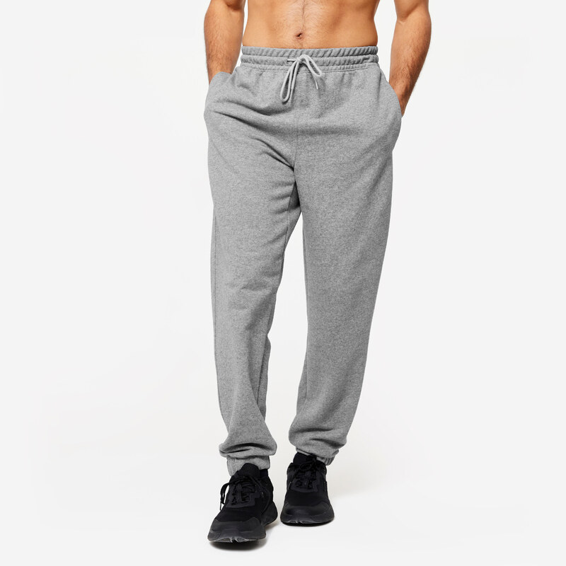DOMYOS Pánské fitness tepláky Regular